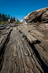 Unique Topography Around Pemaquid Point Light in Maine